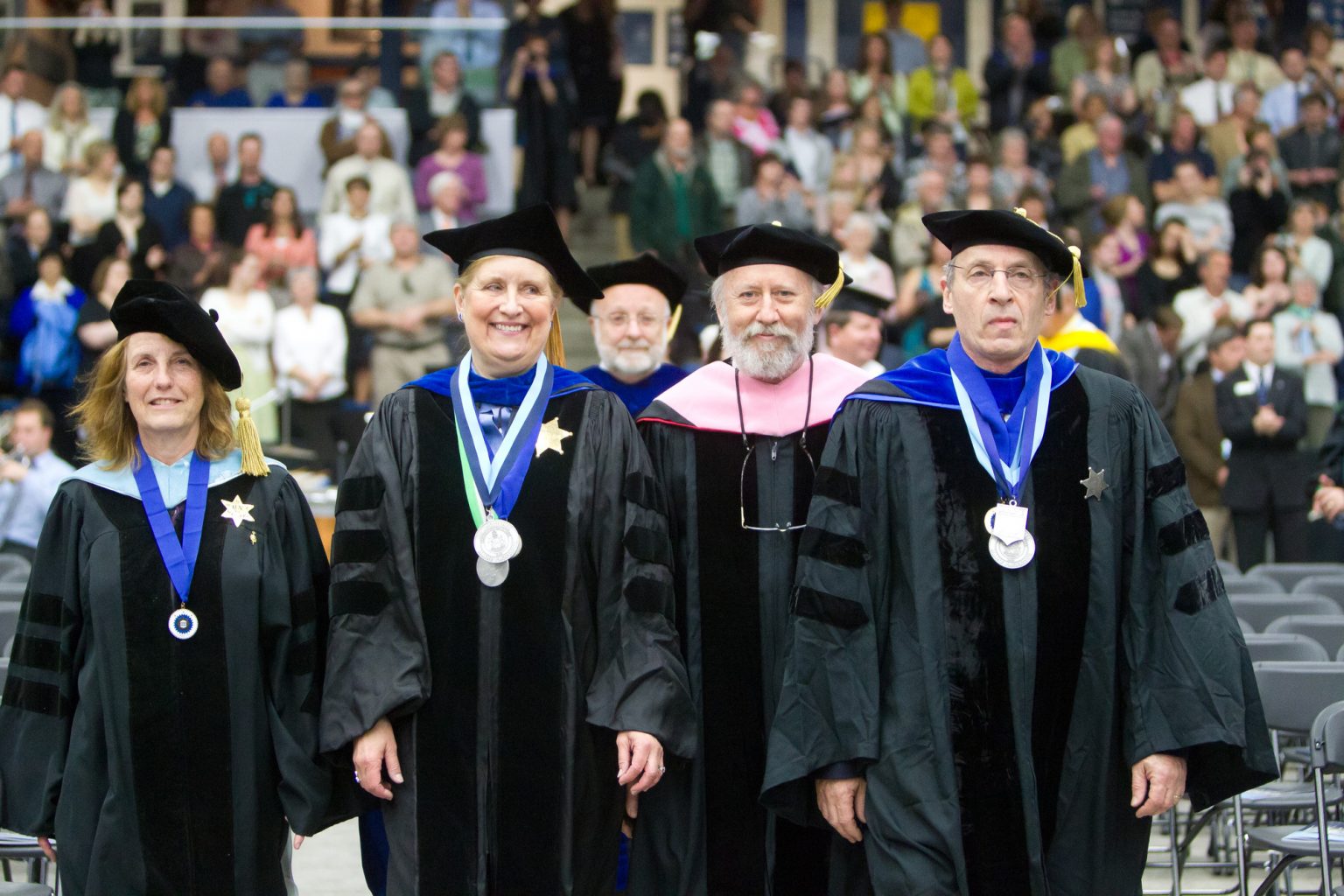faculty at commencement