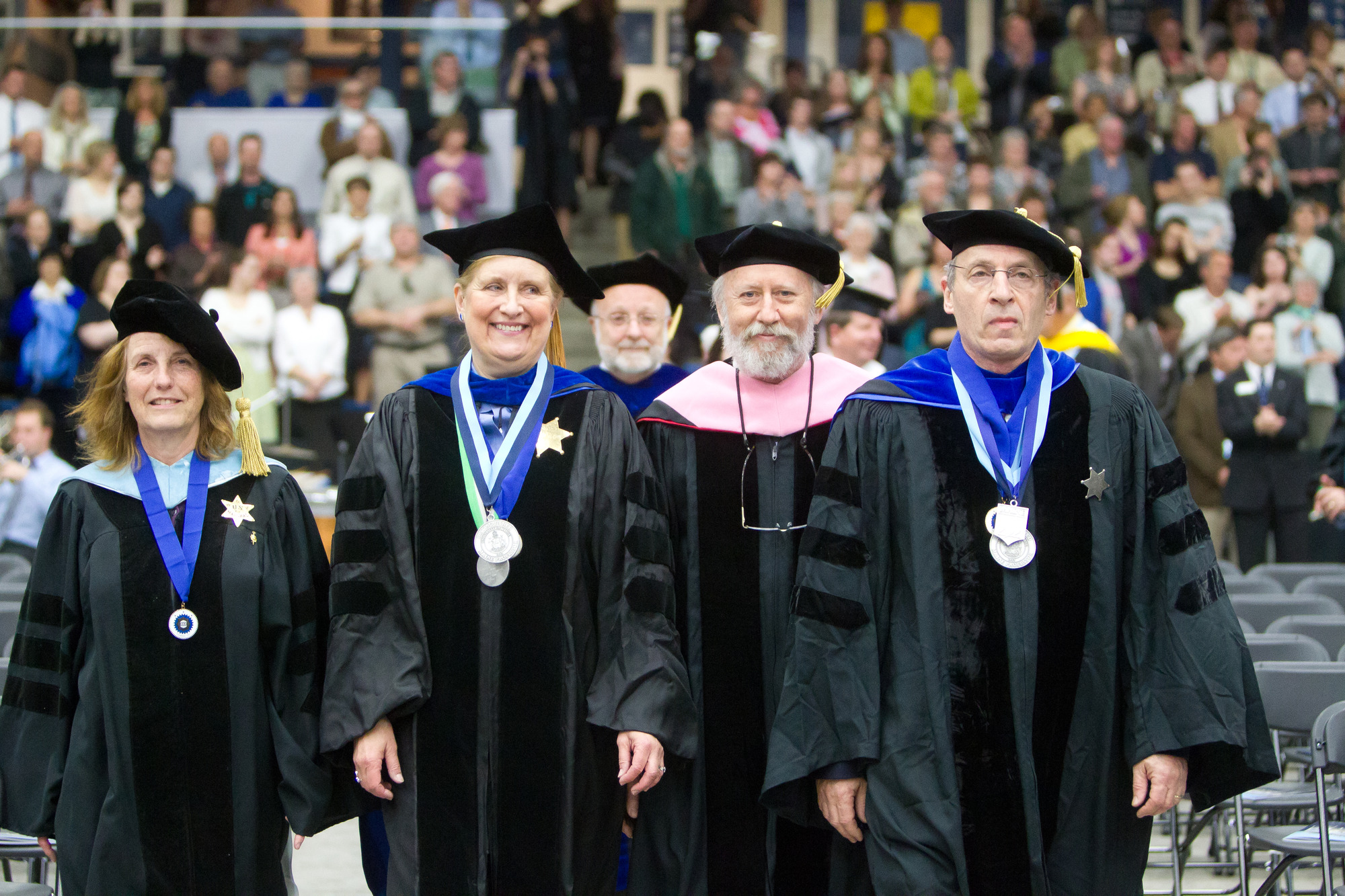 faculty at commencement
