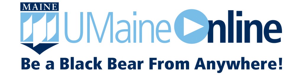 UMaineOnline logo & tagline