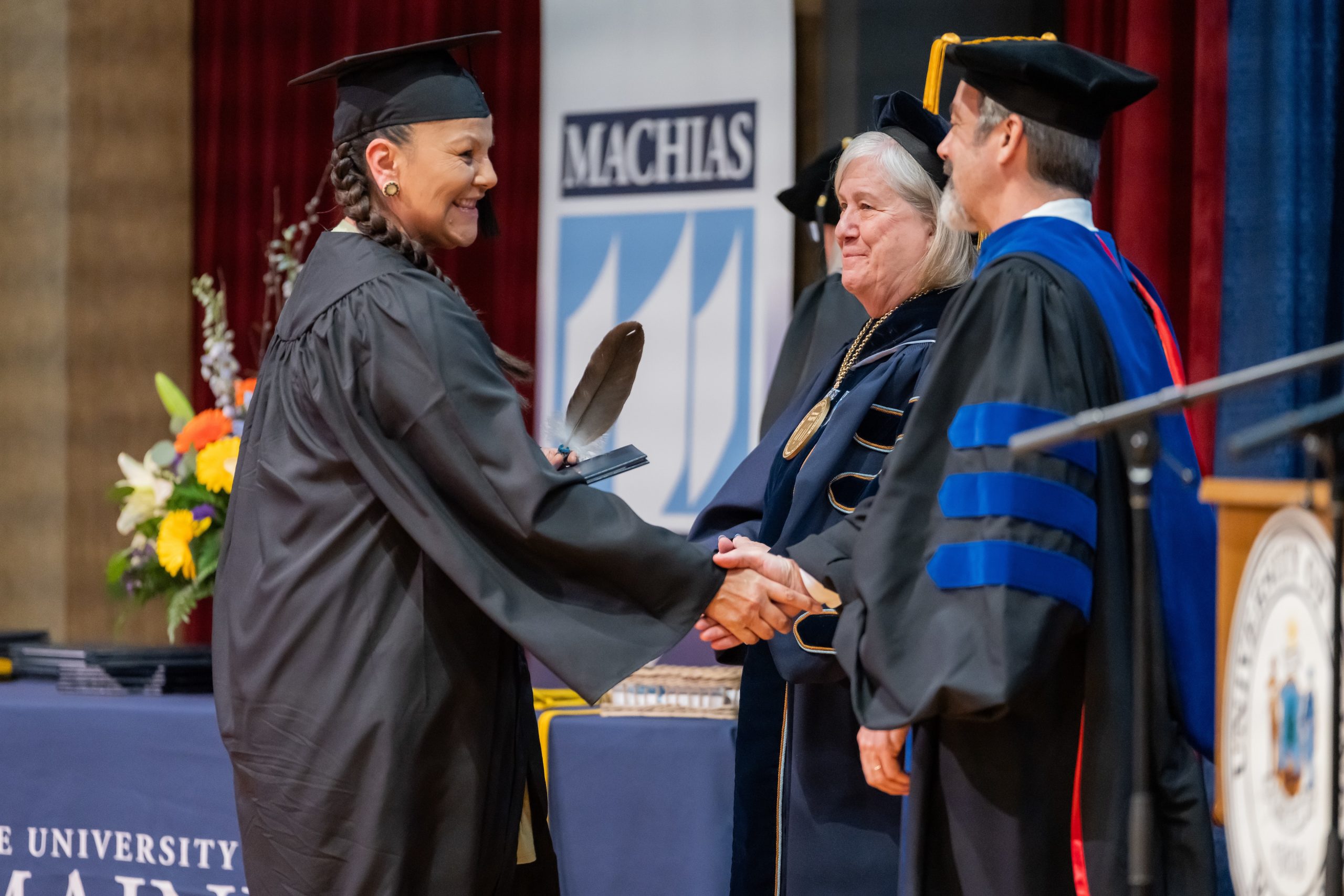 UMaine Machias Student Graduating